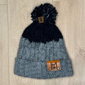 Grey/black Woolly hat