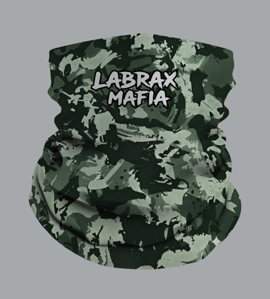 Labrax Mafia Camo Snood - Dark Green Camo