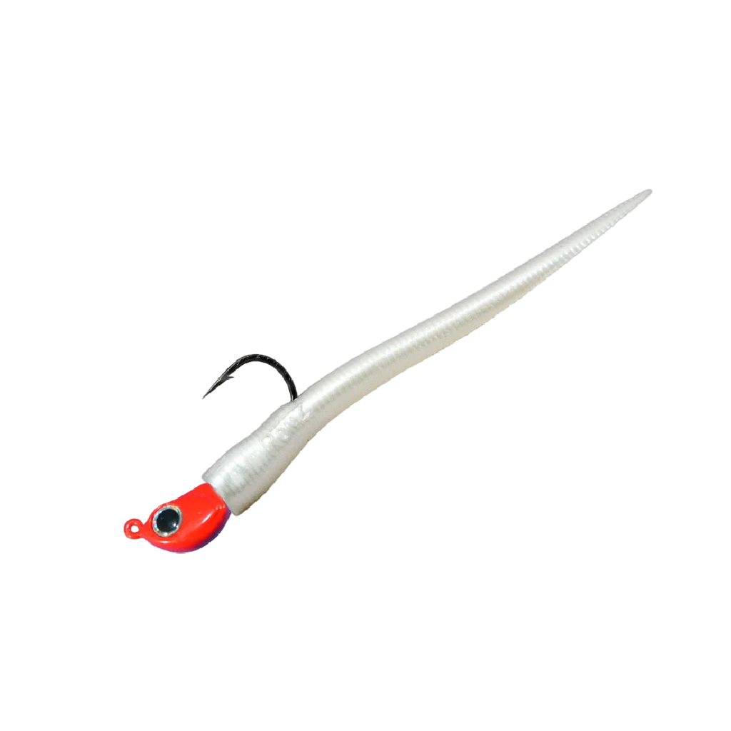 RonZ Shallow Water Eel Tail Rigged soft plastic bass lure