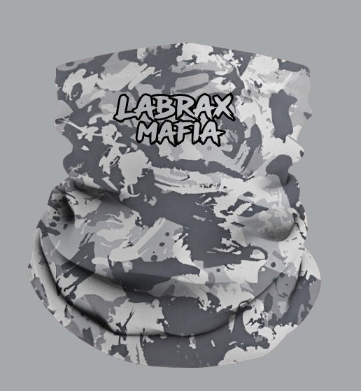 Labrax Mafia Camo Snood - Light Grey Camo