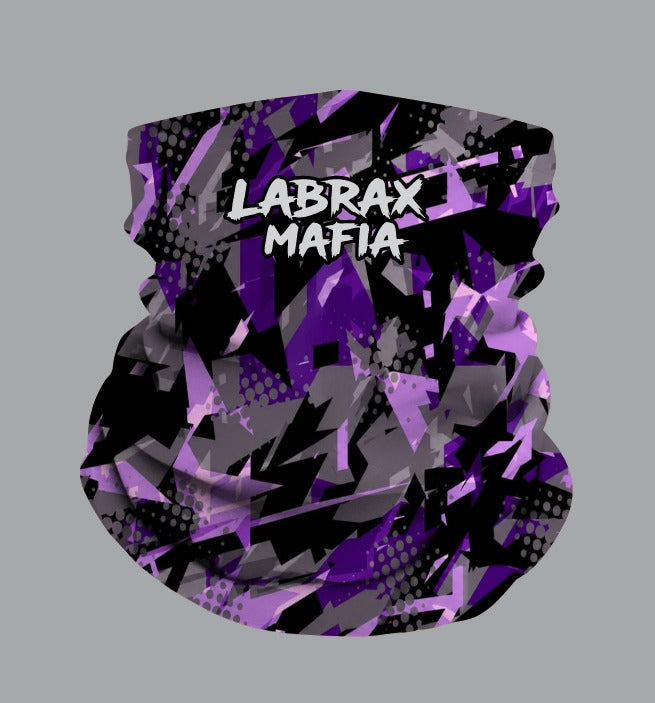 Labrax Mafia Camo Snood - Purple Camo